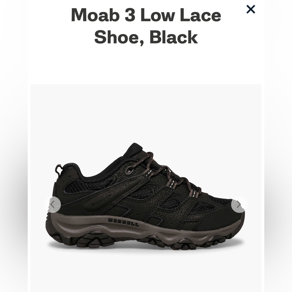 Merrell Moab 3 Mid Waterproof Hiker Black